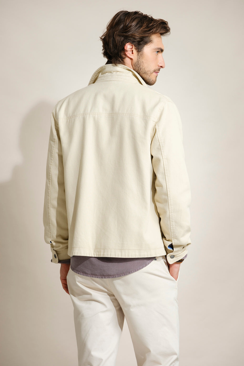 PARKA EM SARJA COM BOLSOS