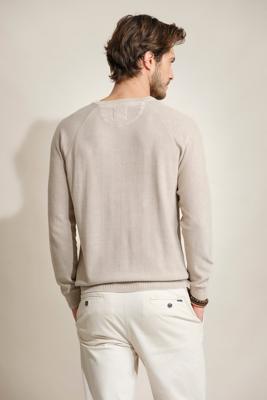 CAMISOLA DE MALHA COM DECOTE REDONDO