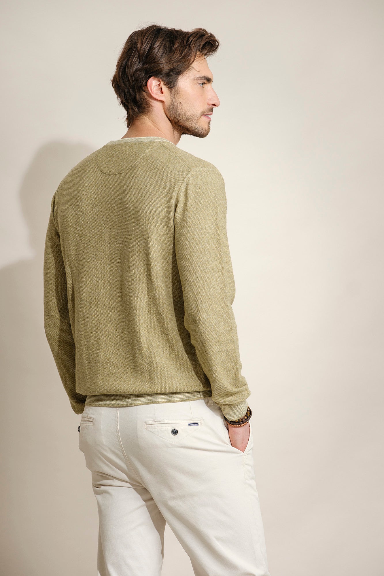 CAMISETA DE ALGODÓN CON MICROESTRUCTURA