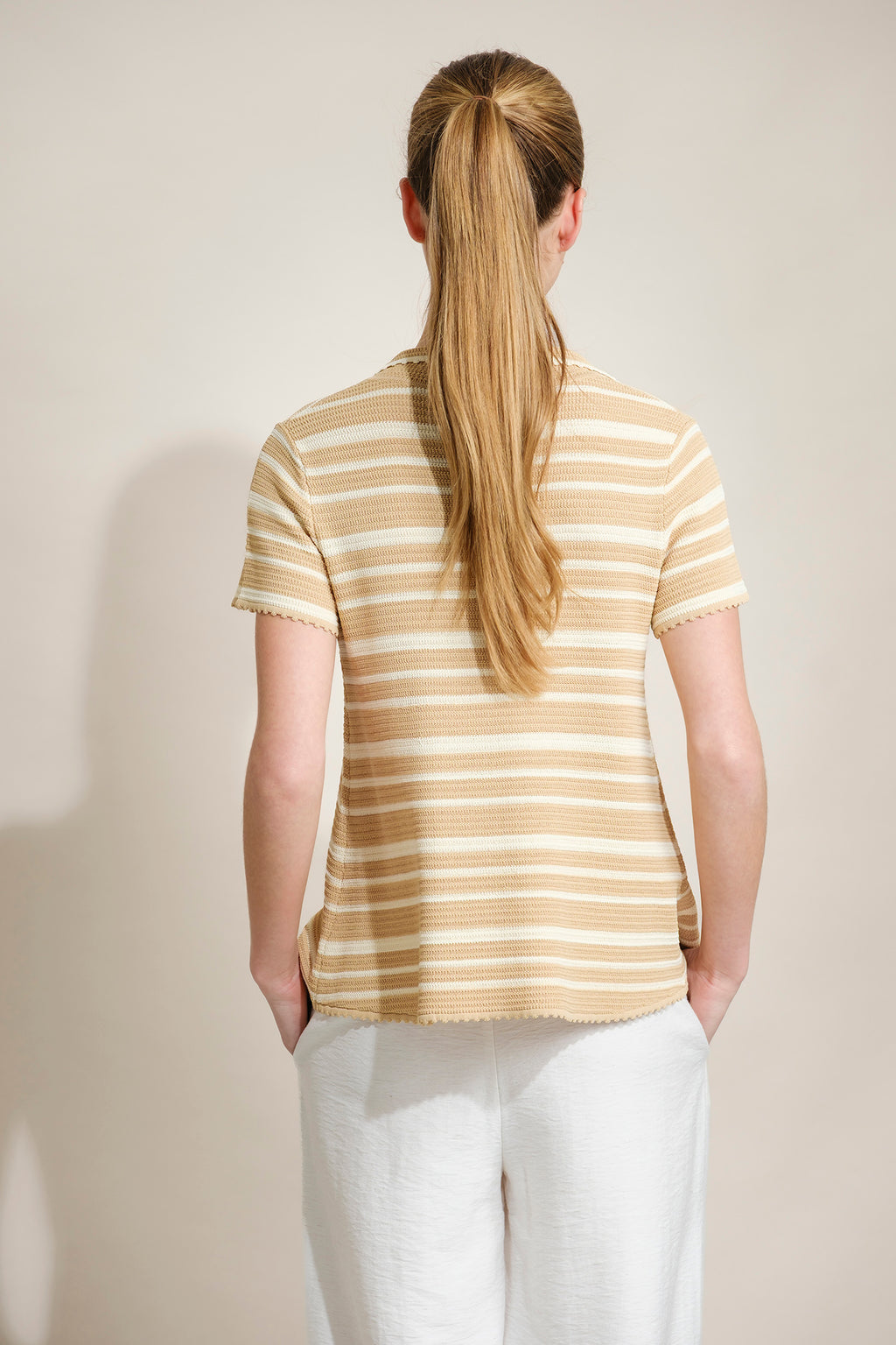 POLO DE RAYAS DE PUNTO