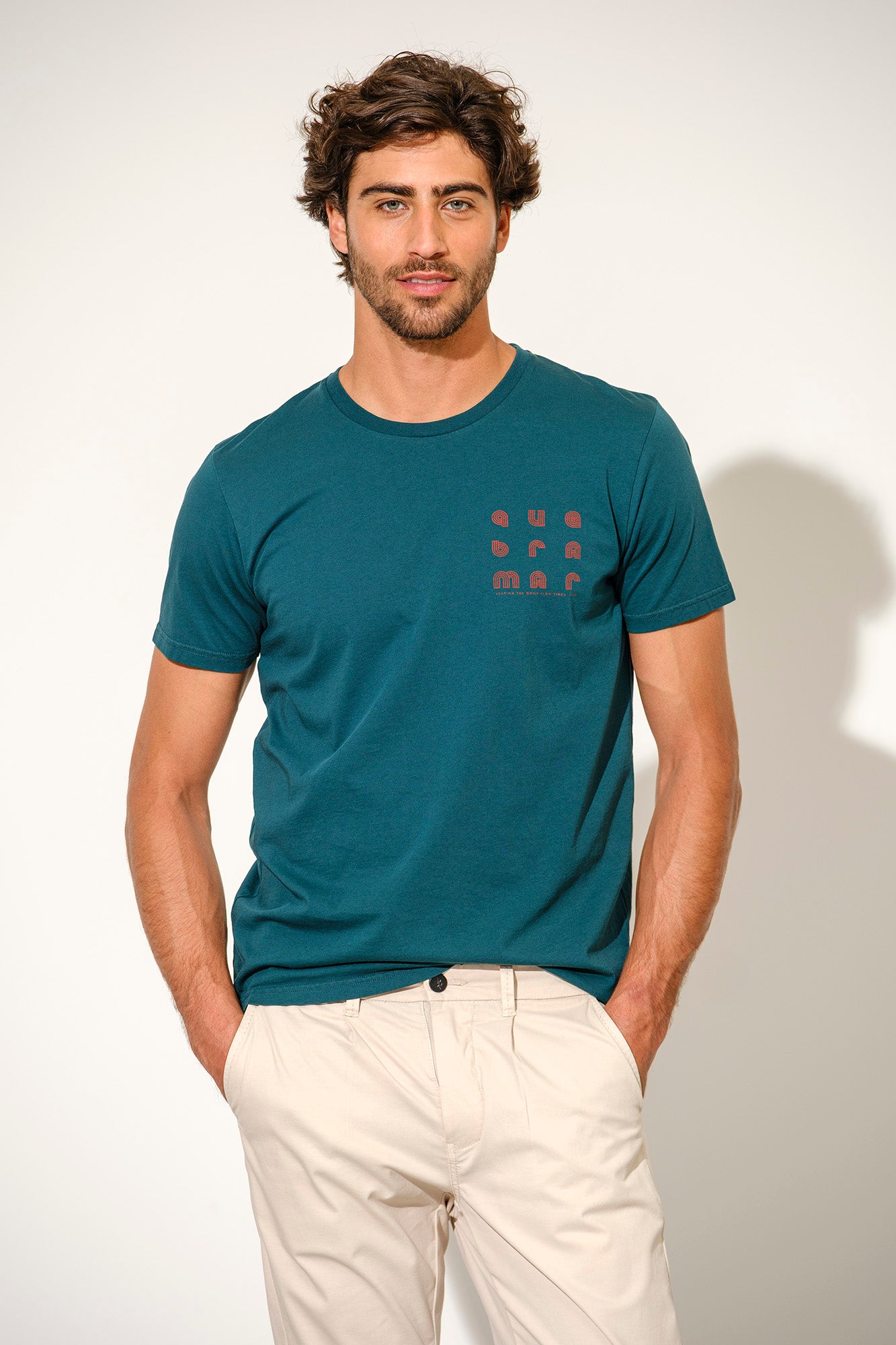 T-SHIRT COM PRINT
