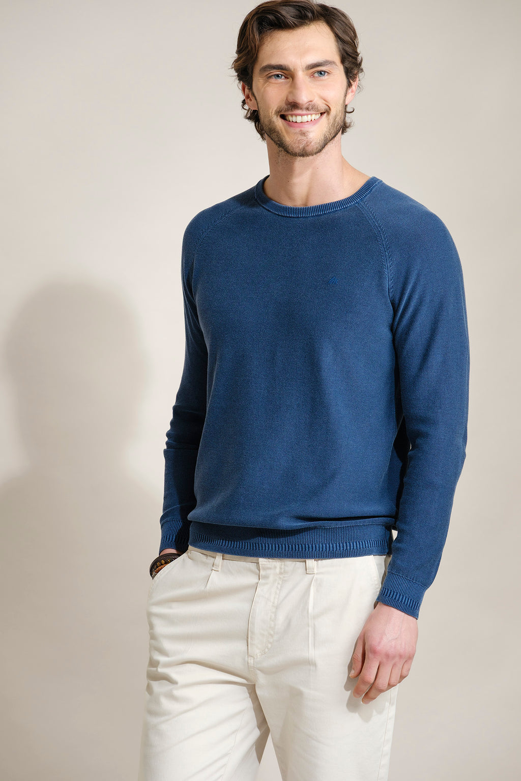 JERSEY DE PUNTO CON CUELLO REDONDO