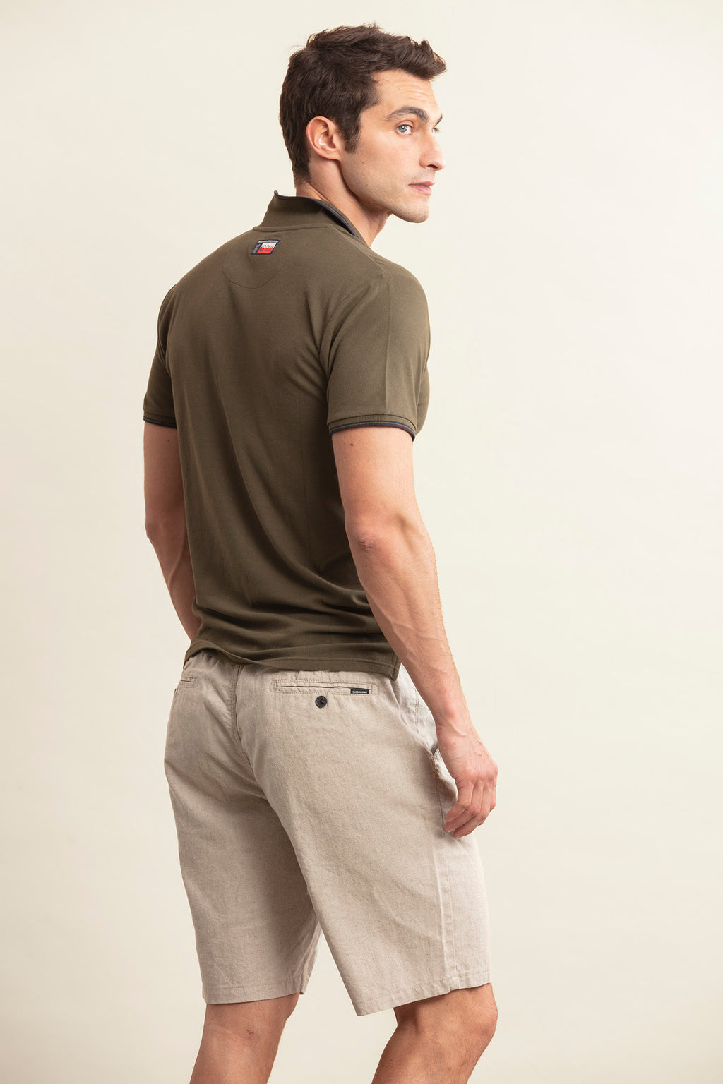 POLO EN MICRO PIQUÉ CON CREMALLERA