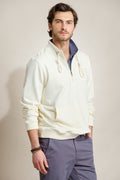 SUDADERA CON CUELLO Y BOLSILLOS