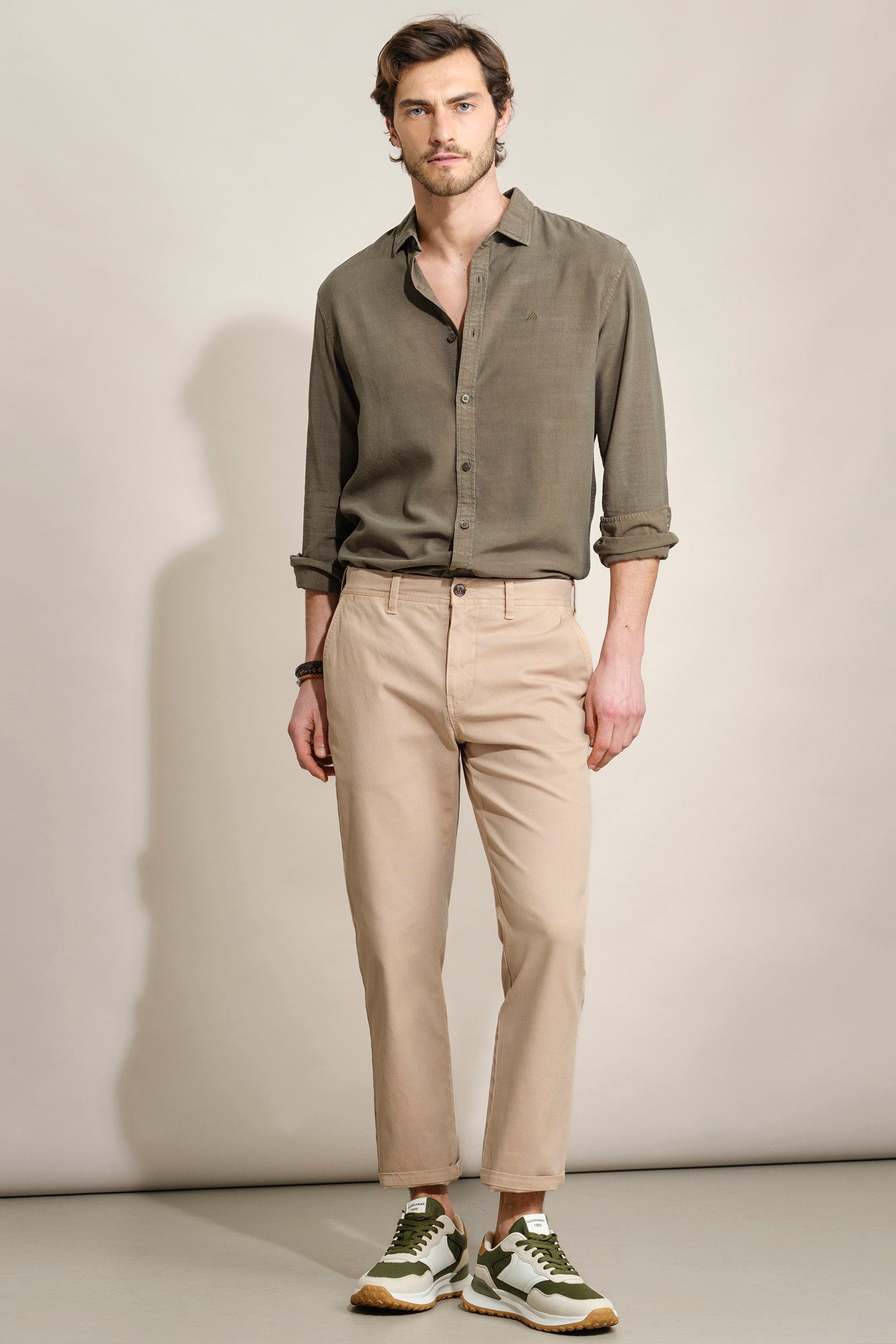 CALÇAS CHINO REGULAR FIT