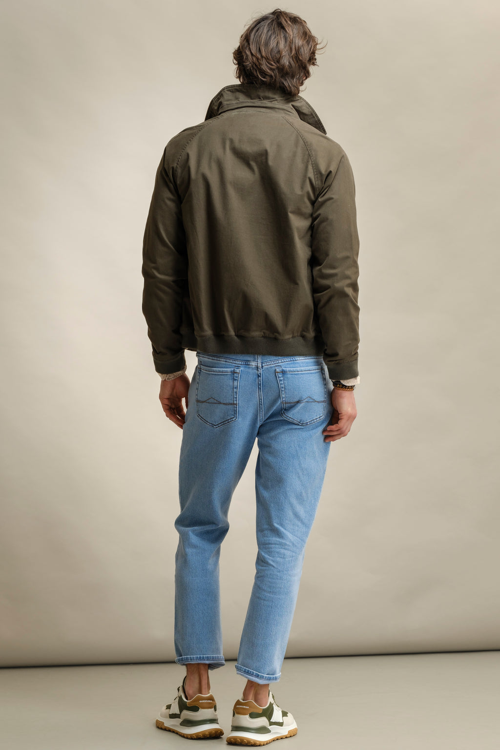 CALÇAS DENIM TAPERED FIT