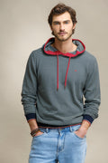 SWEAT DE MALHA ÀS RISCAS