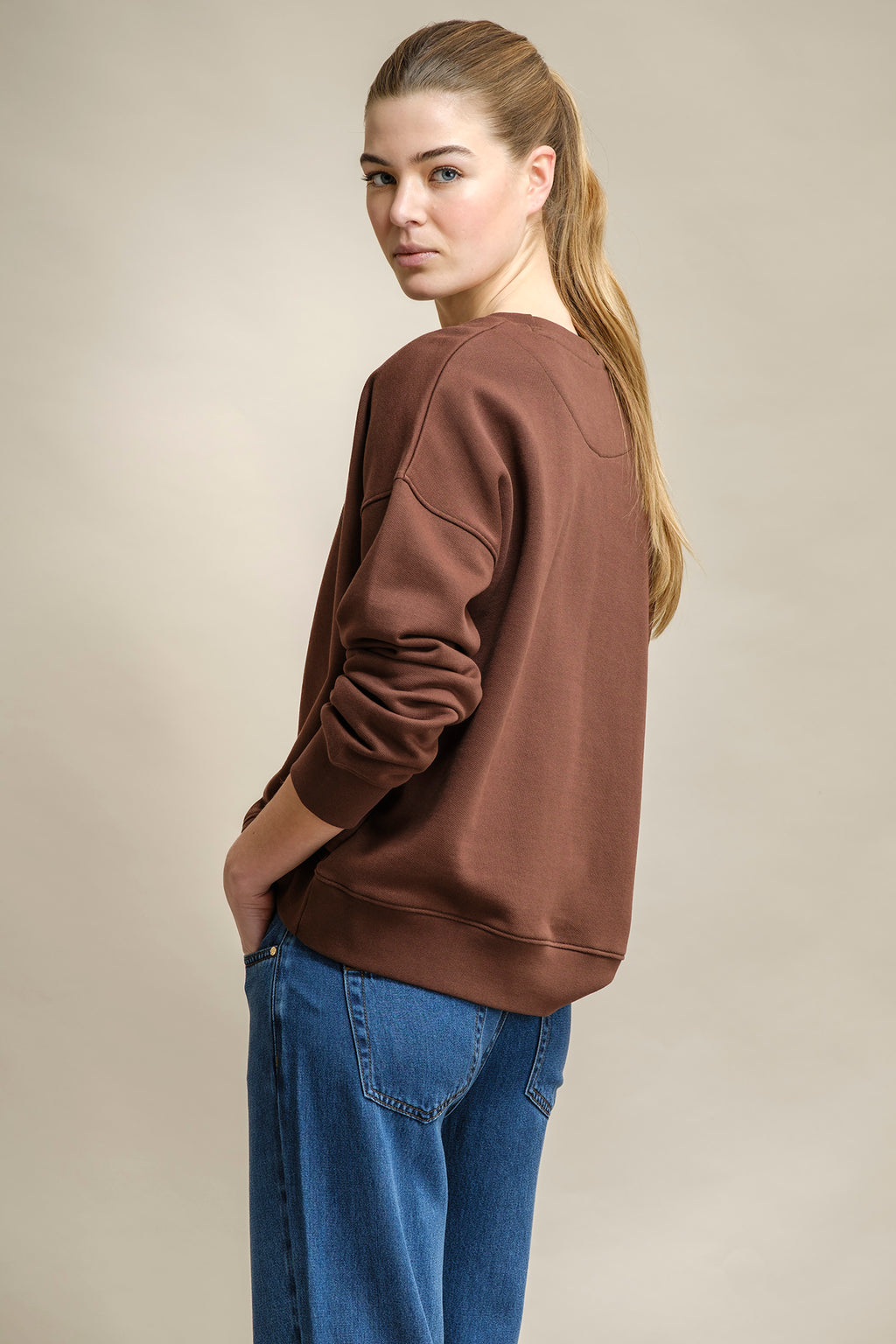 PANTALÓN ANCHO DE ALGODÓN Y LIOCEL