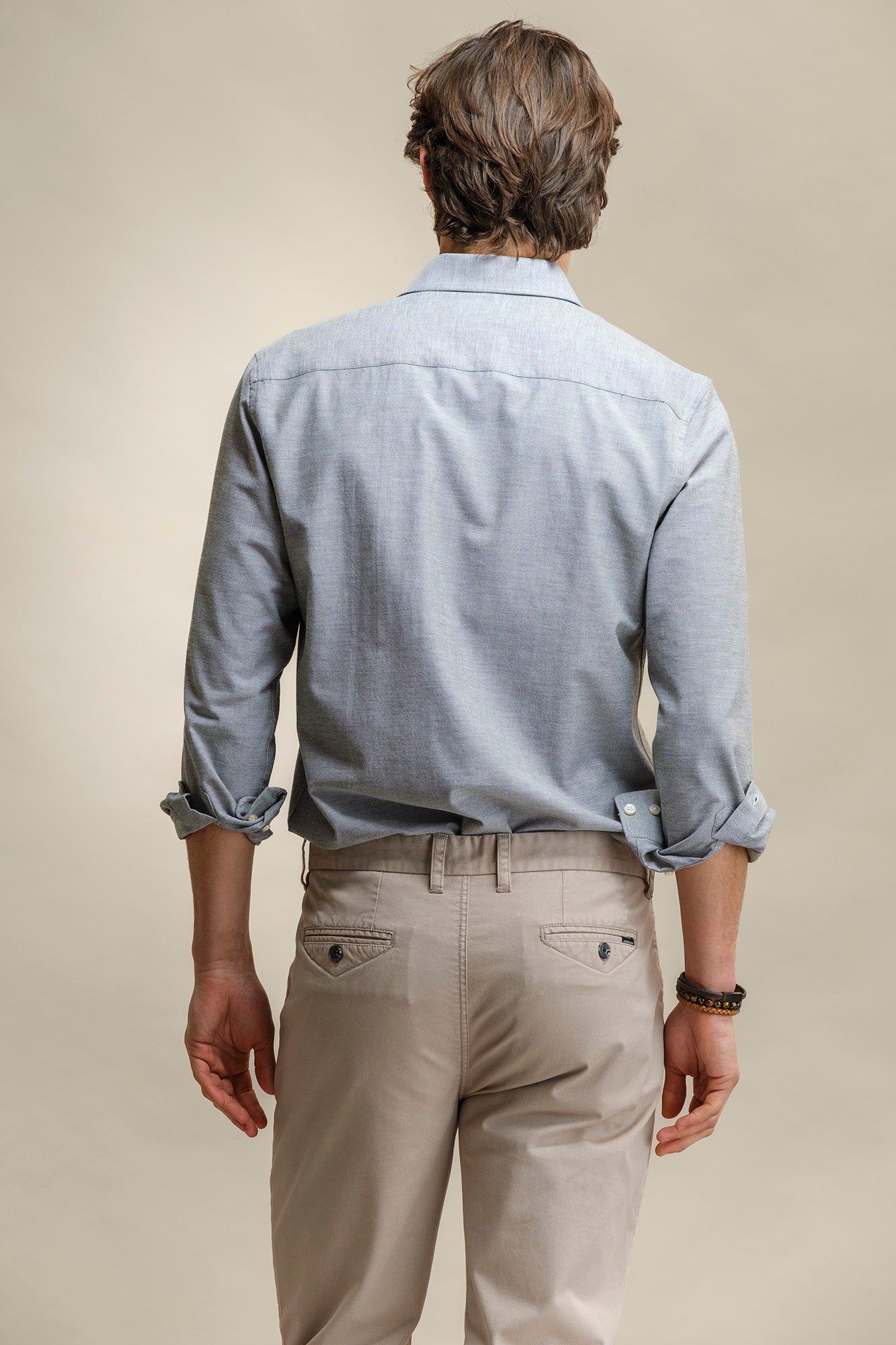CAMISA OXFORD COM ELASTANO