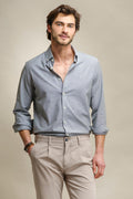 CAMISA OXFORD COM ELASTANO