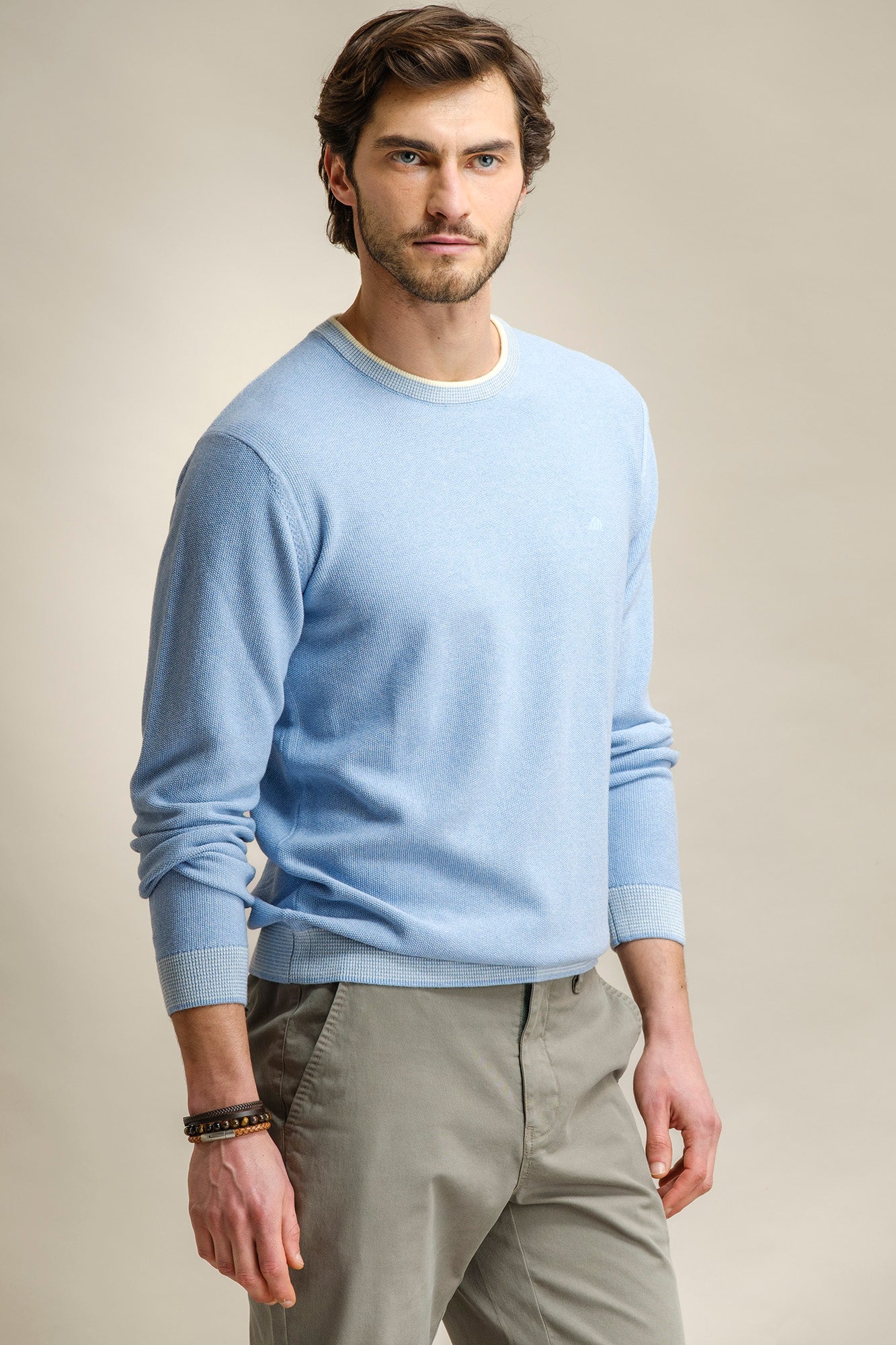 CAMISOLA EM ALGODÃO COM MICROESTRUTURA