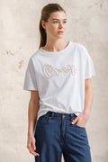 T-SHIRT COM BORDADO