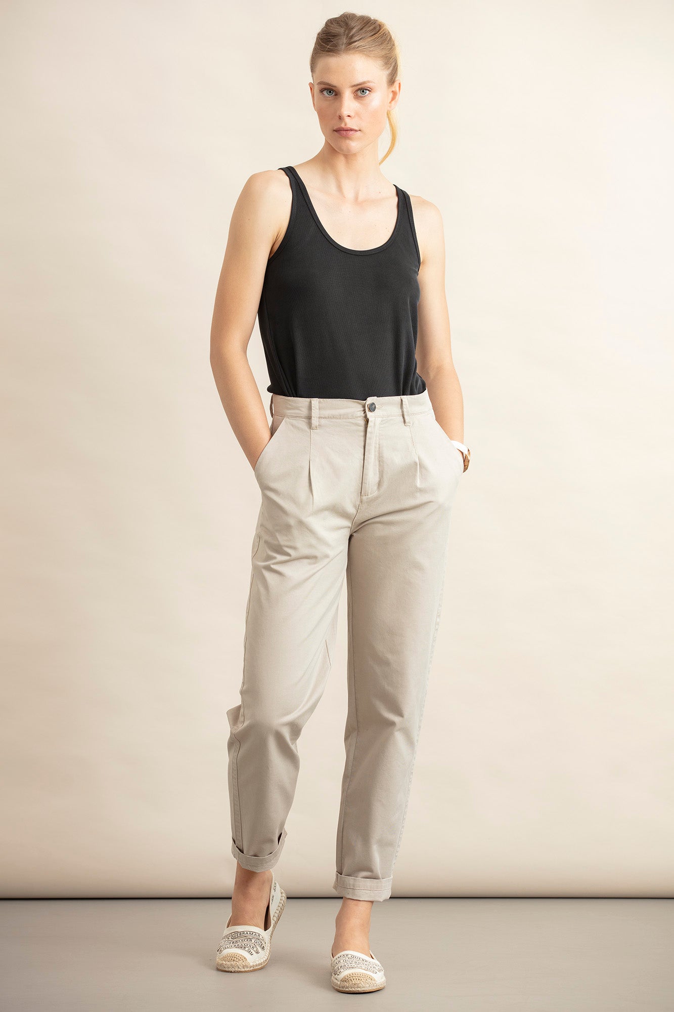 CALÇAS CHINO LOOSE FIT