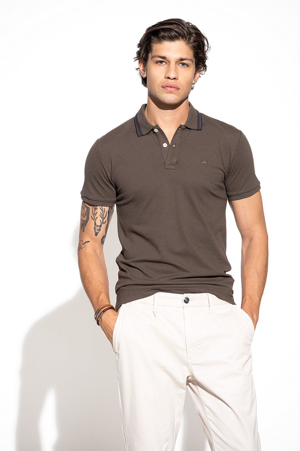 POLO EM MICRO PIQUET SLIM FIT