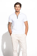POLO MICRO PIQUET COM FECHO