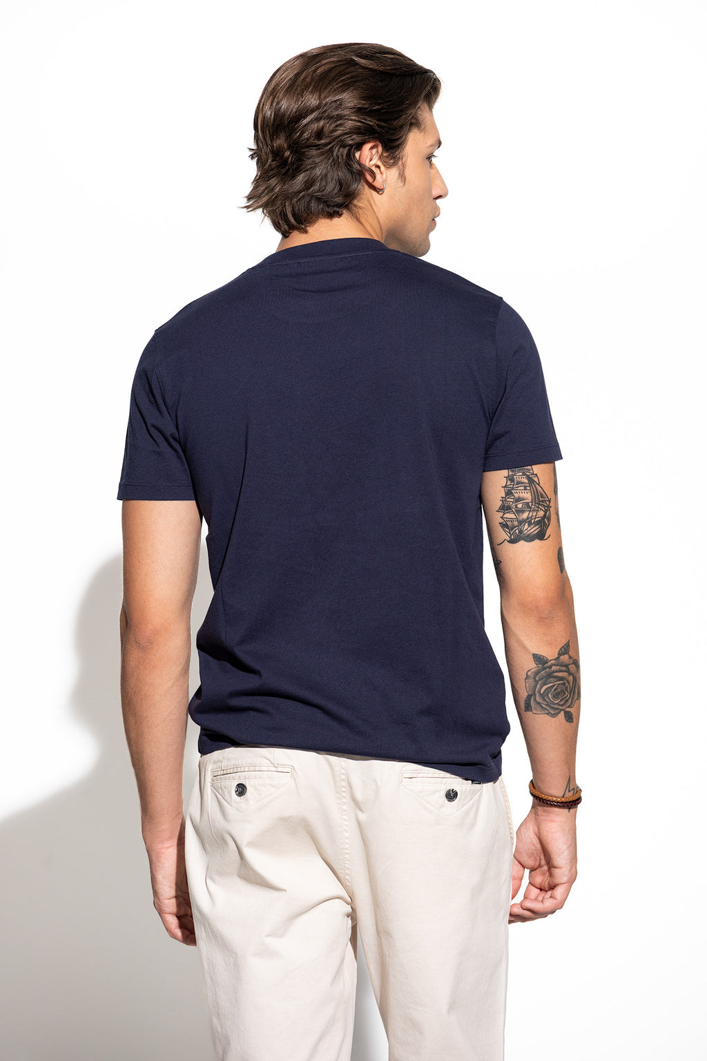 T-SHIRT COM PRINT ÂNCORA