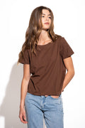 CAMISETA CON APLICACIONES DE ENCAJE