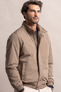 CASACO BOMBER EM CAMEL