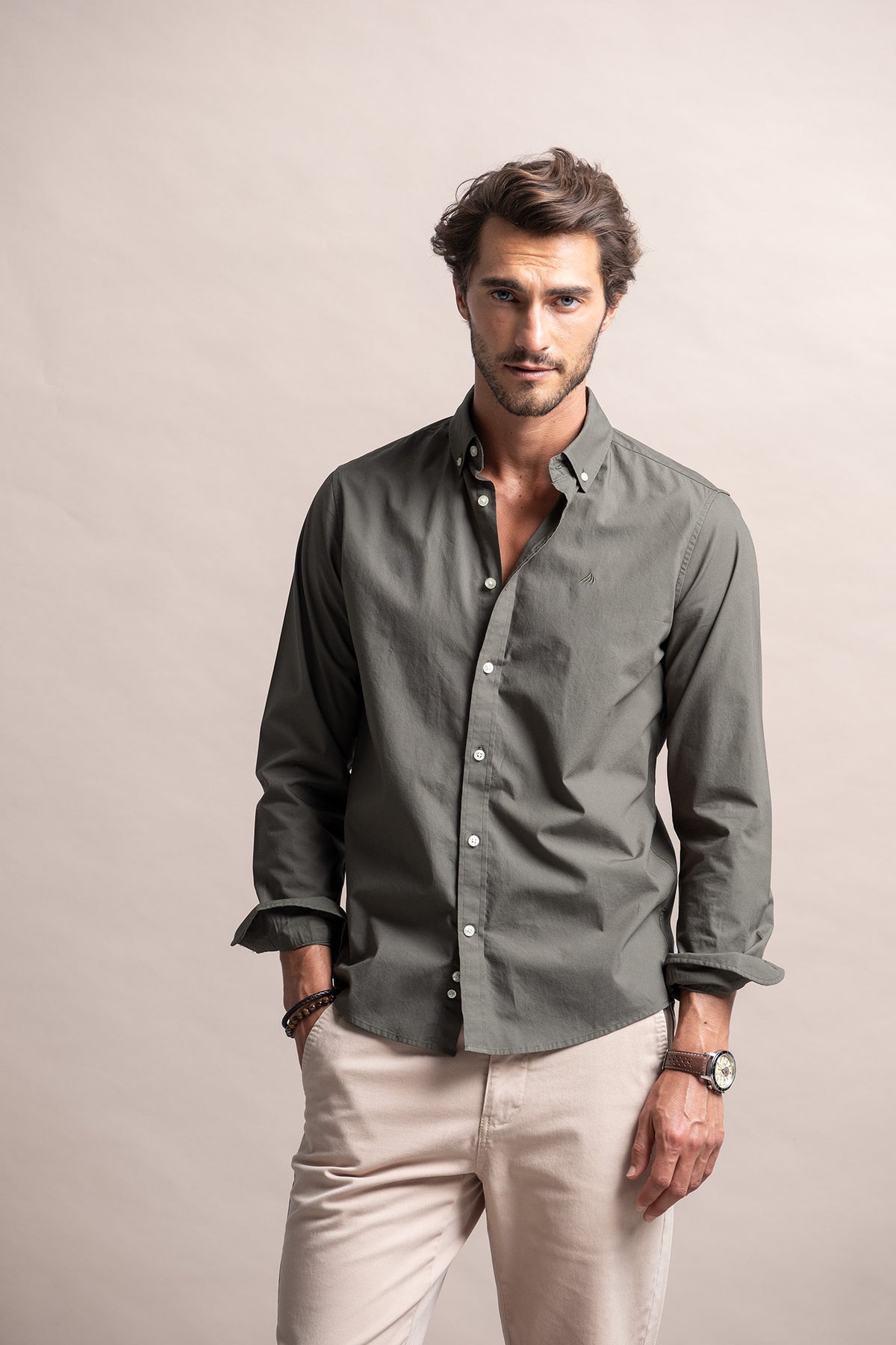 CAMISA POPELINA SLIM FIT