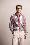CAMISA REGULAR FIT SARJA AOS QUADRADOS