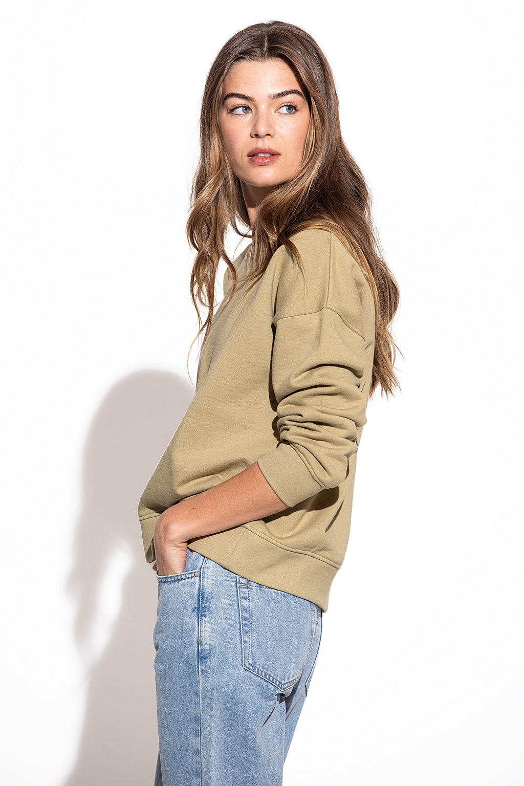 SWEATSHIRT COM DECOTE REDONDO