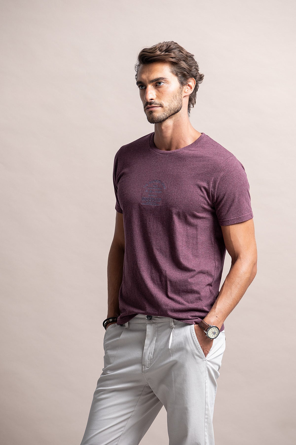 T-SHIRT COM PRINT SNIPES CUP