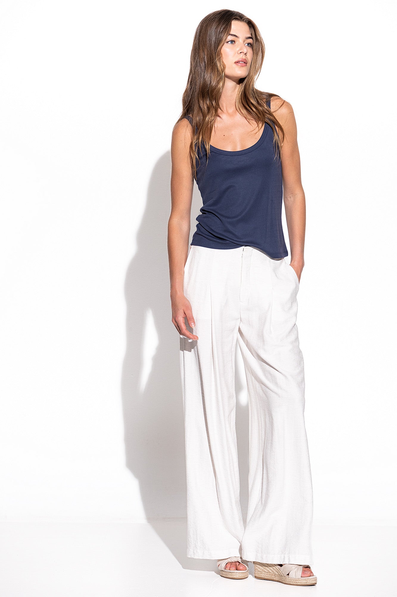 TOP PEPLUM LISO