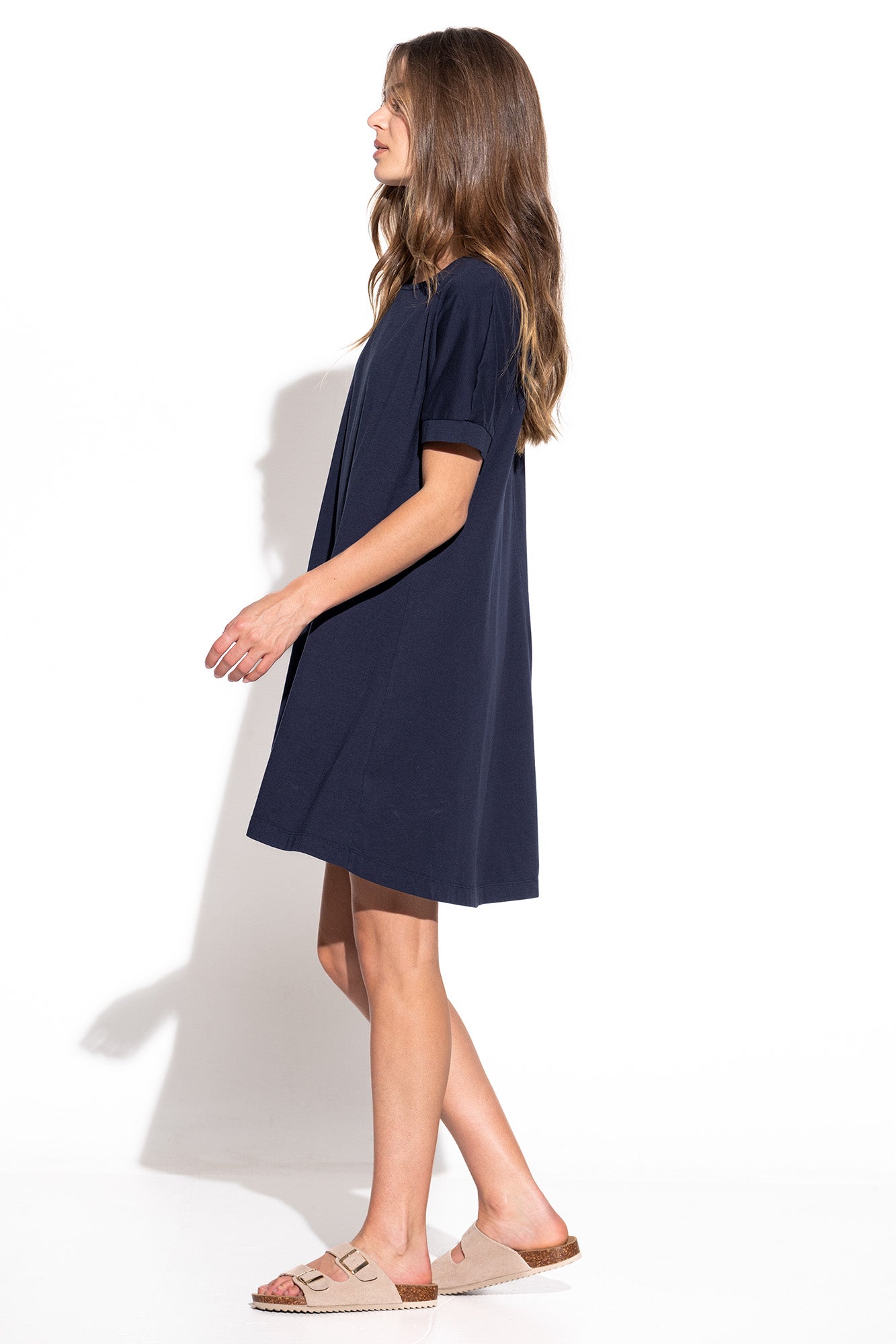 VESTIDO DECOTE REDONDO EVASÉ