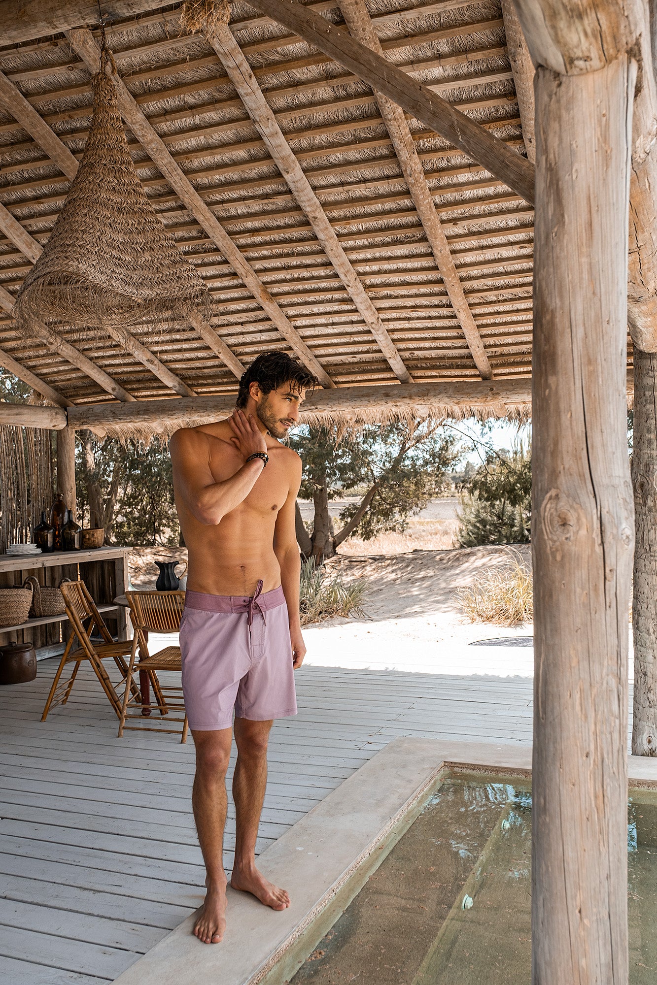 CALÇÕES DE BANHO SURFER LISO