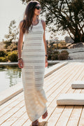 VESTIDO LARGO DE PUNTO