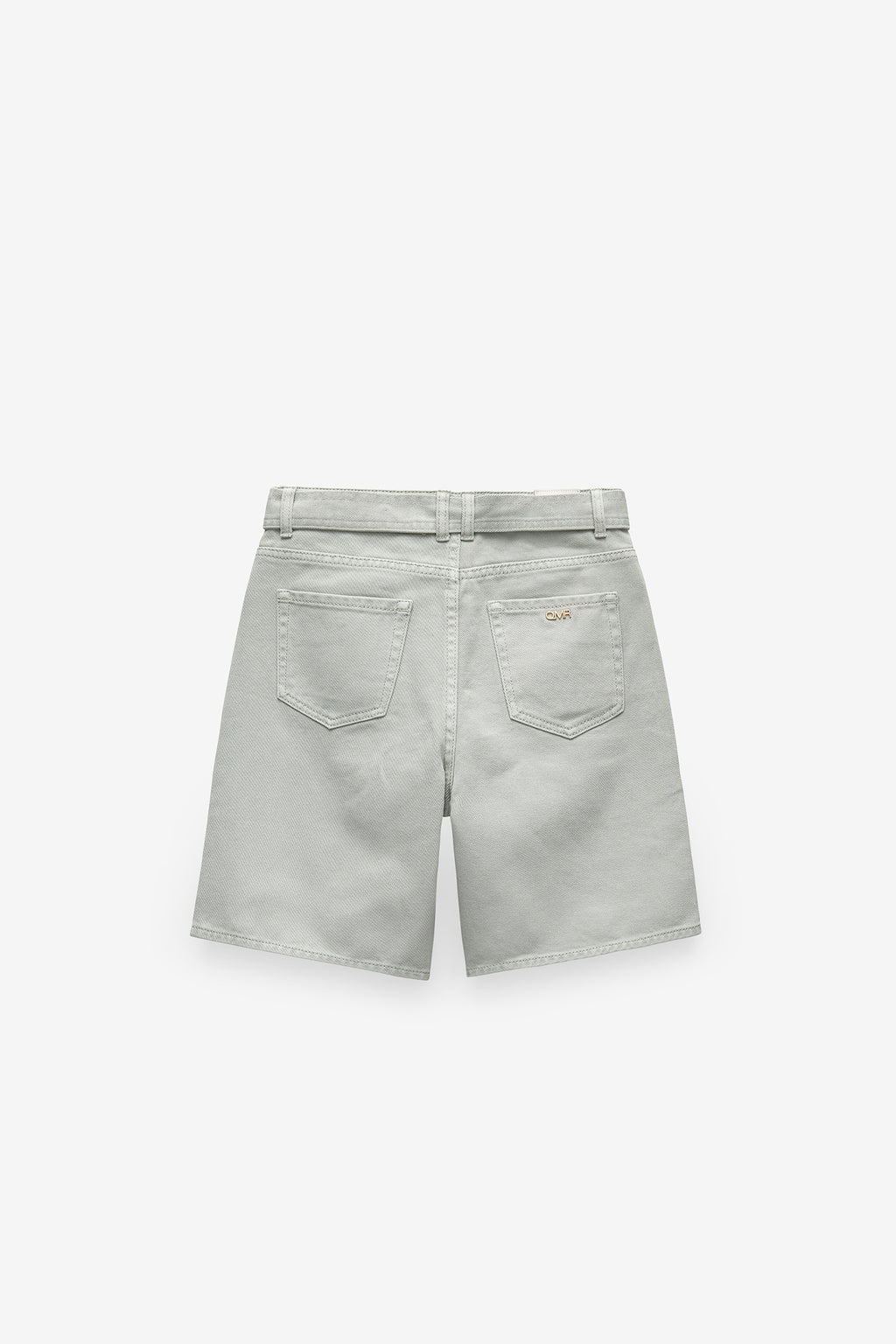 PANTALONES CORTOS DE SARGA CON CINTURÓN