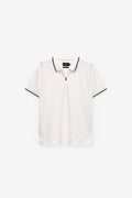 POLO EM MICRO PIQUET COM FECHO