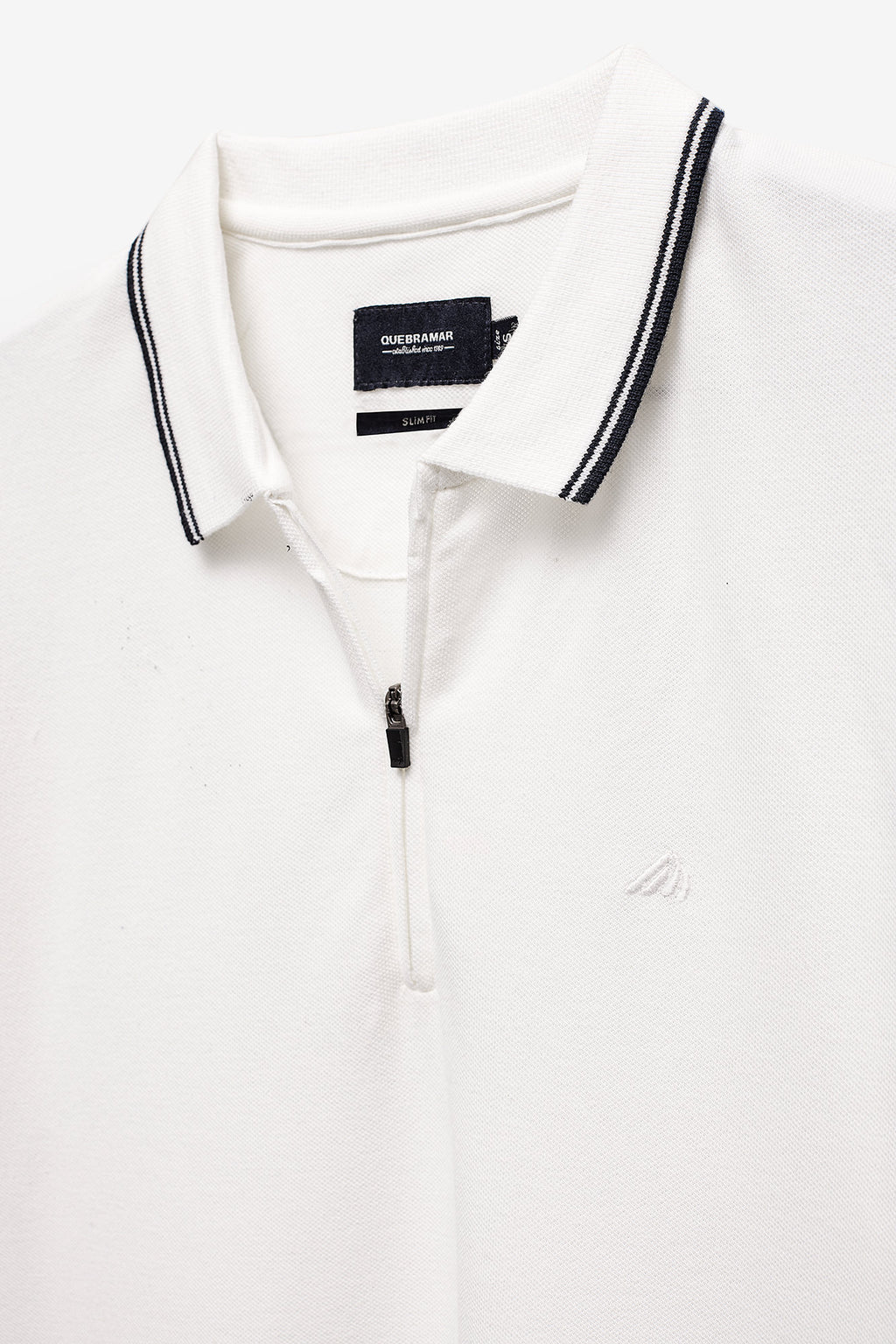 POLO EM MICRO PIQUET COM FECHO