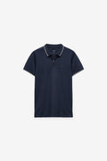 POLO EM MICRO PIQUET COM FECHO