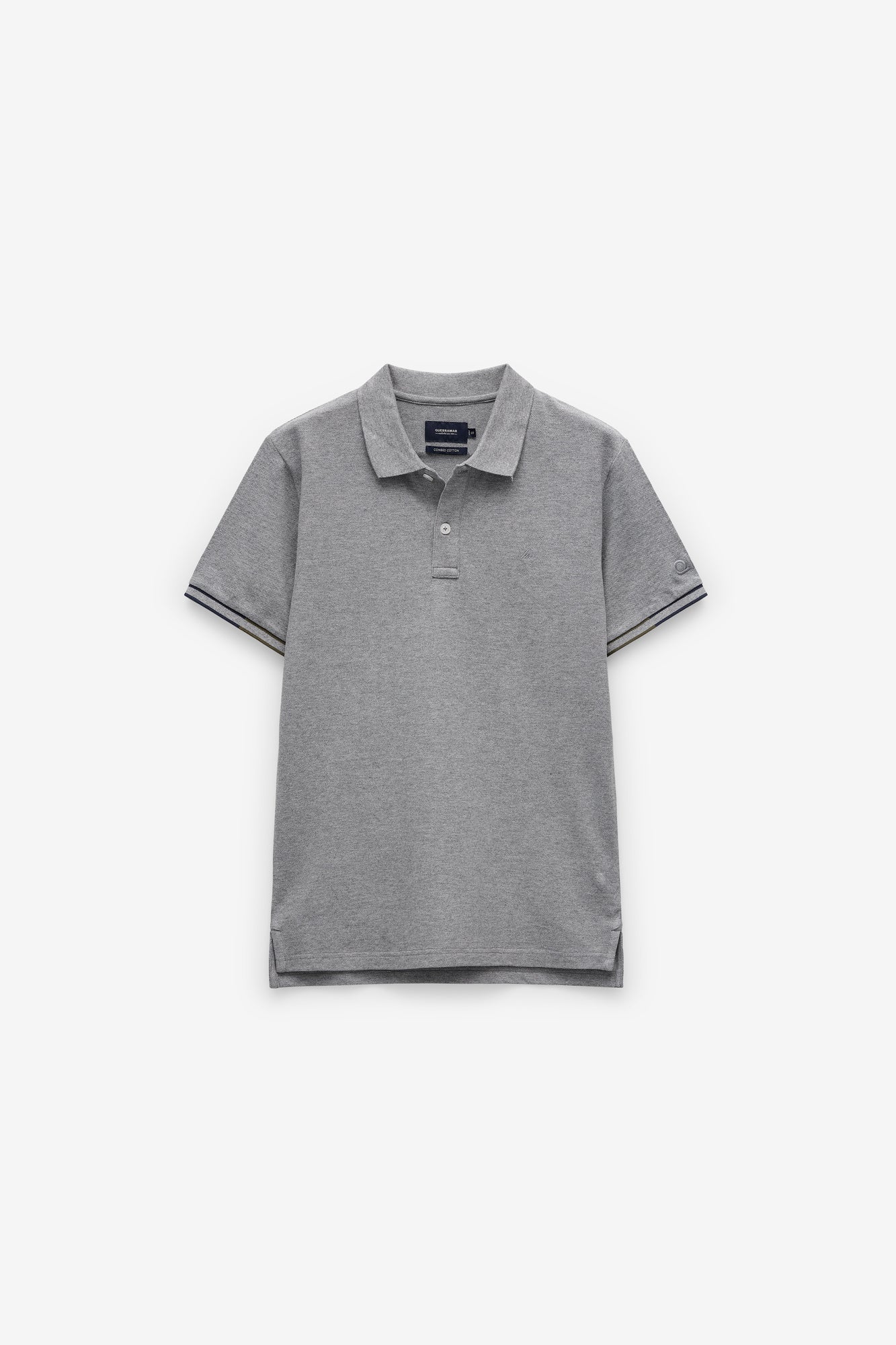 POLO  PIQUET COM PIPING 2 CORES