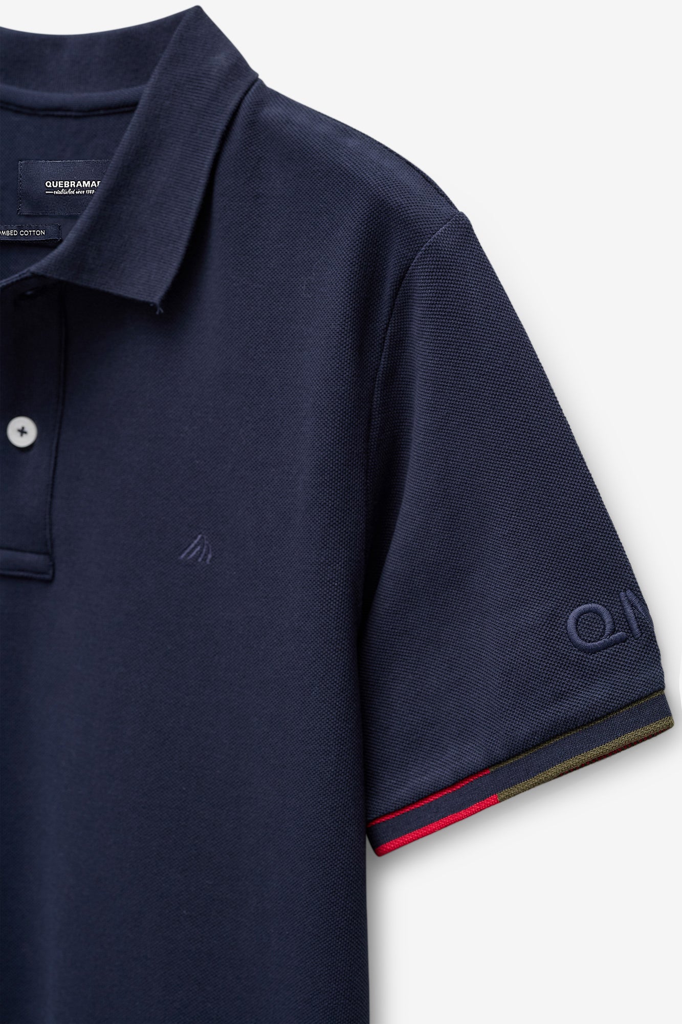 POLO PIQUÉ CON VIVO DE 2 COLORES
