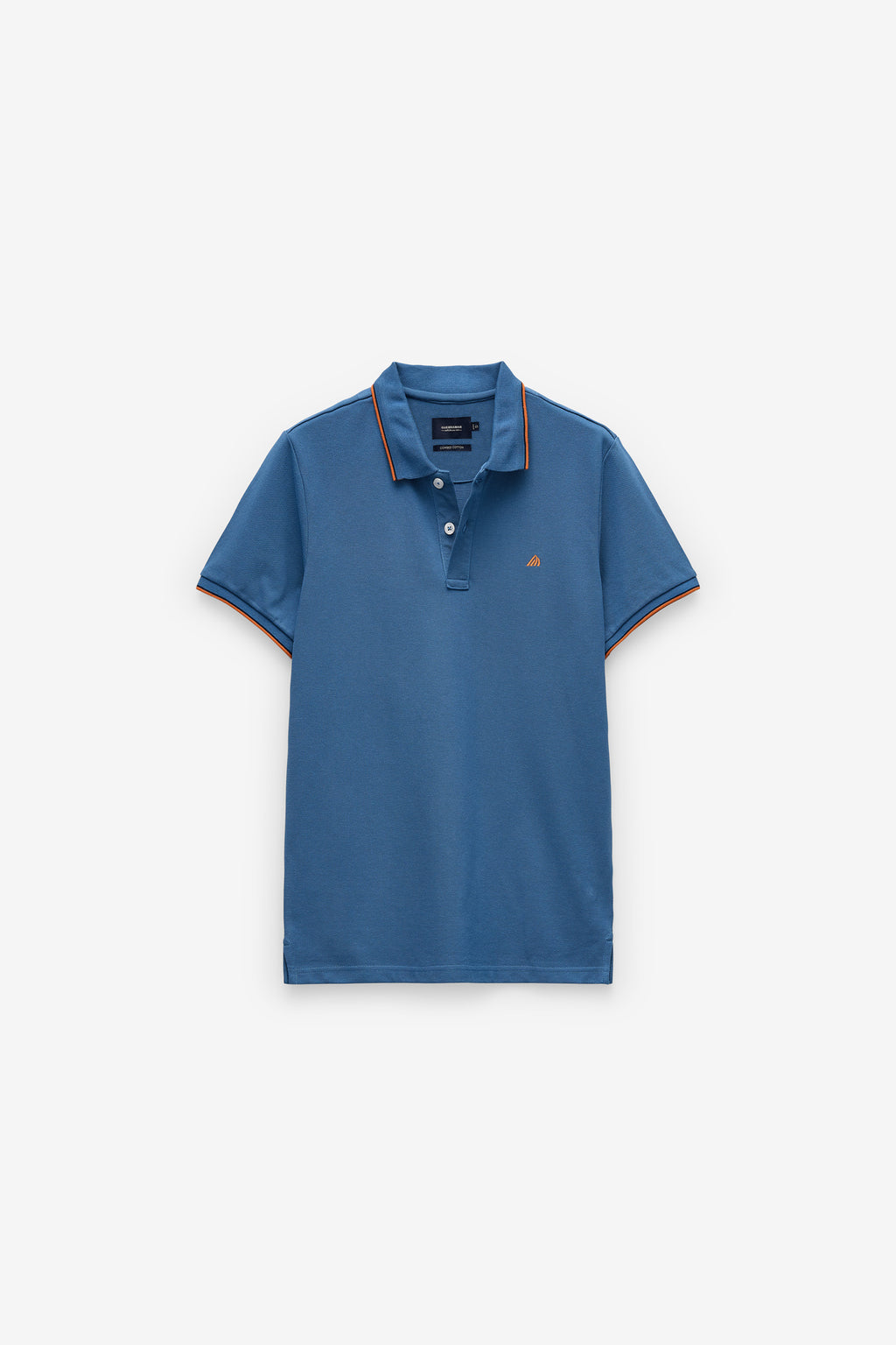 POLO PIQUÉ CON RAYA EN EL CUELLO