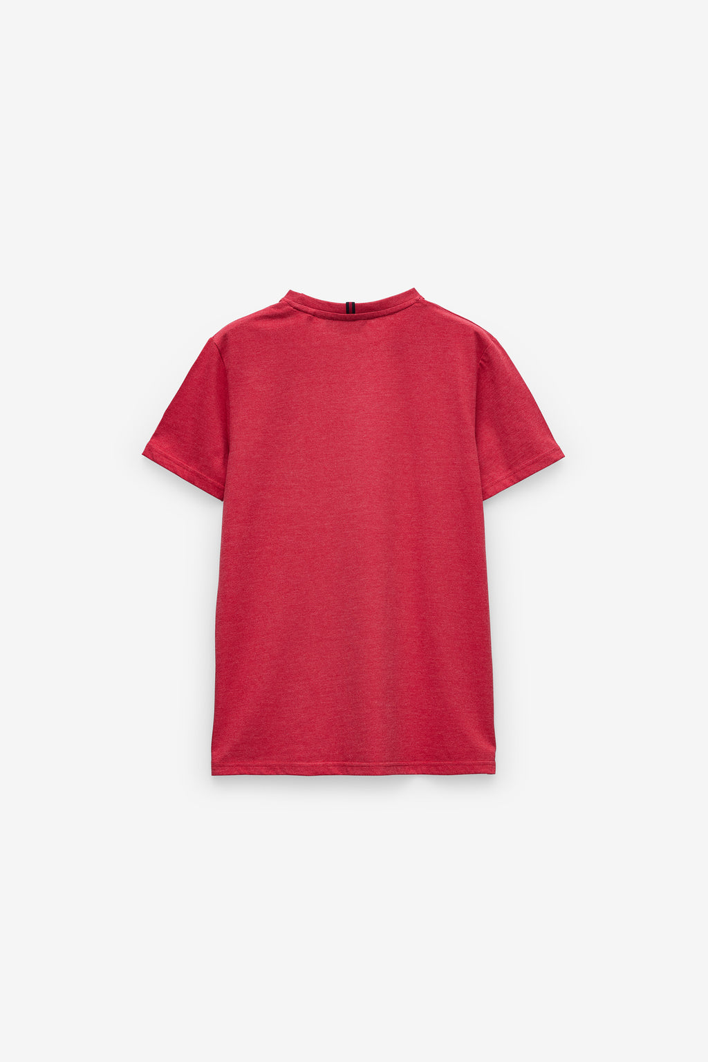 T-SHIRT MELANGE COM BORDADO ÂNCORA