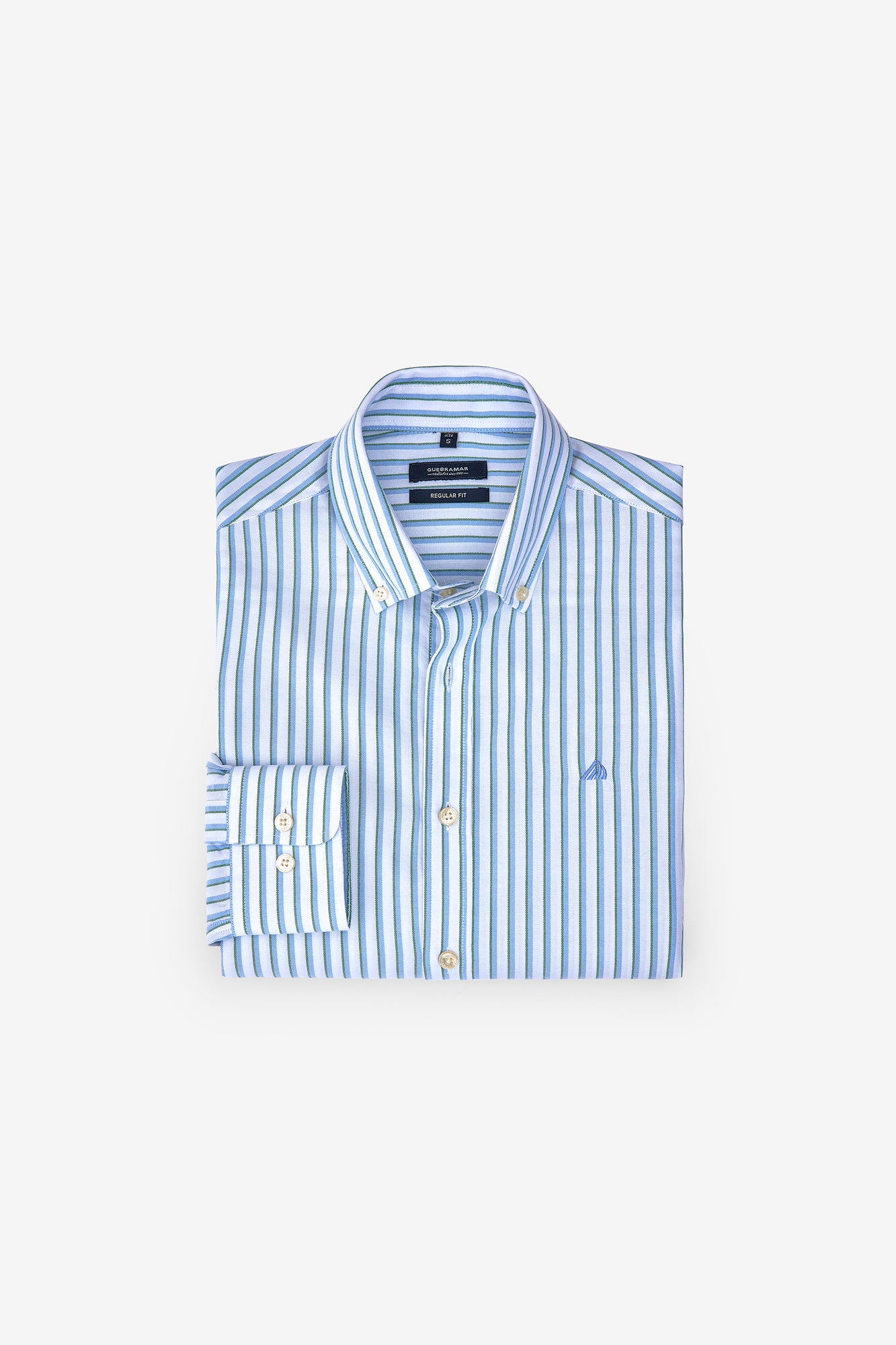CAMISA OXFORD COM RISCAS