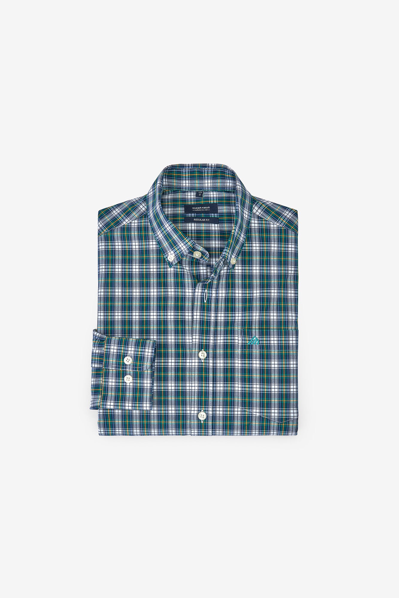 CAMISA REGULAR FIT AOS QUADRADOS