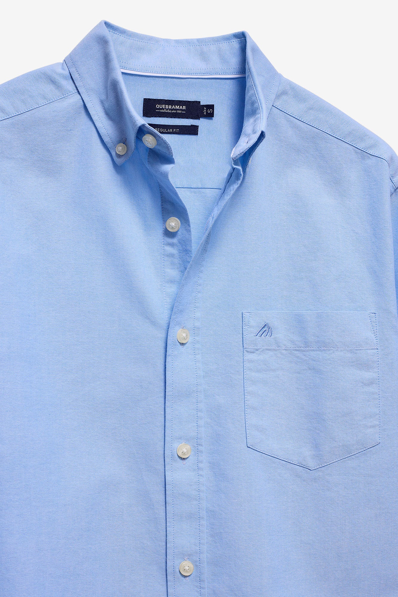 CAMISA BÁSICA OXFORD COM BOLSO