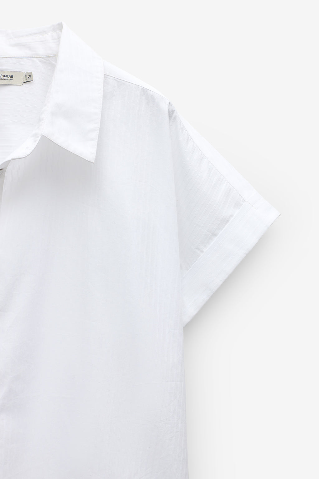 CAMISA MANGA CORTA TEXTURA RAYAS
