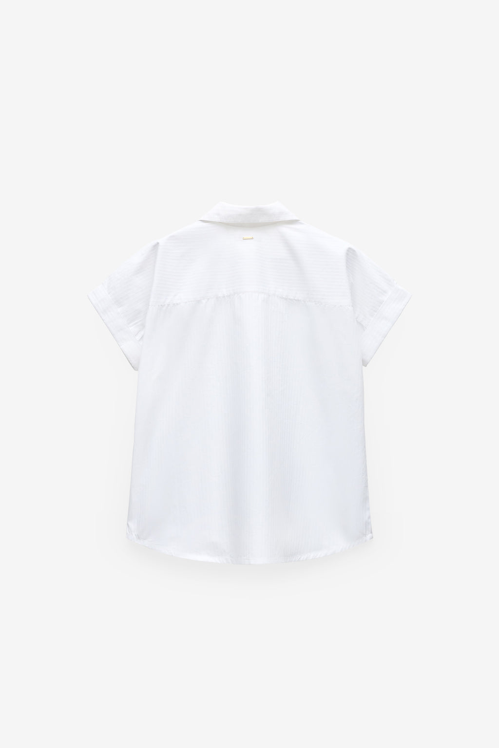 CAMISA MANGA CORTA TEXTURA RAYAS