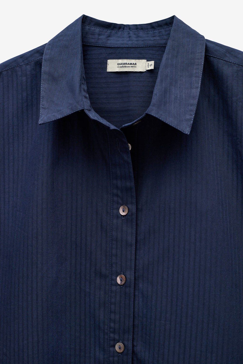 CAMISA MANGA CORTA TEXTURA RAYAS