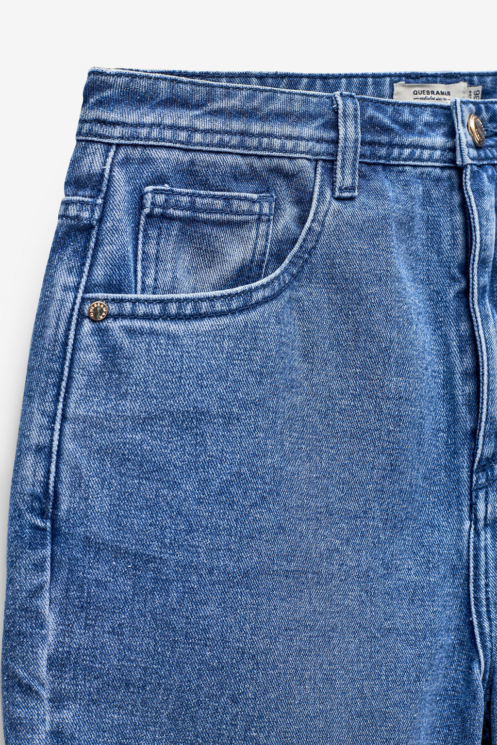 PANTALONES CORTOS VAQUEROS MOM FIT