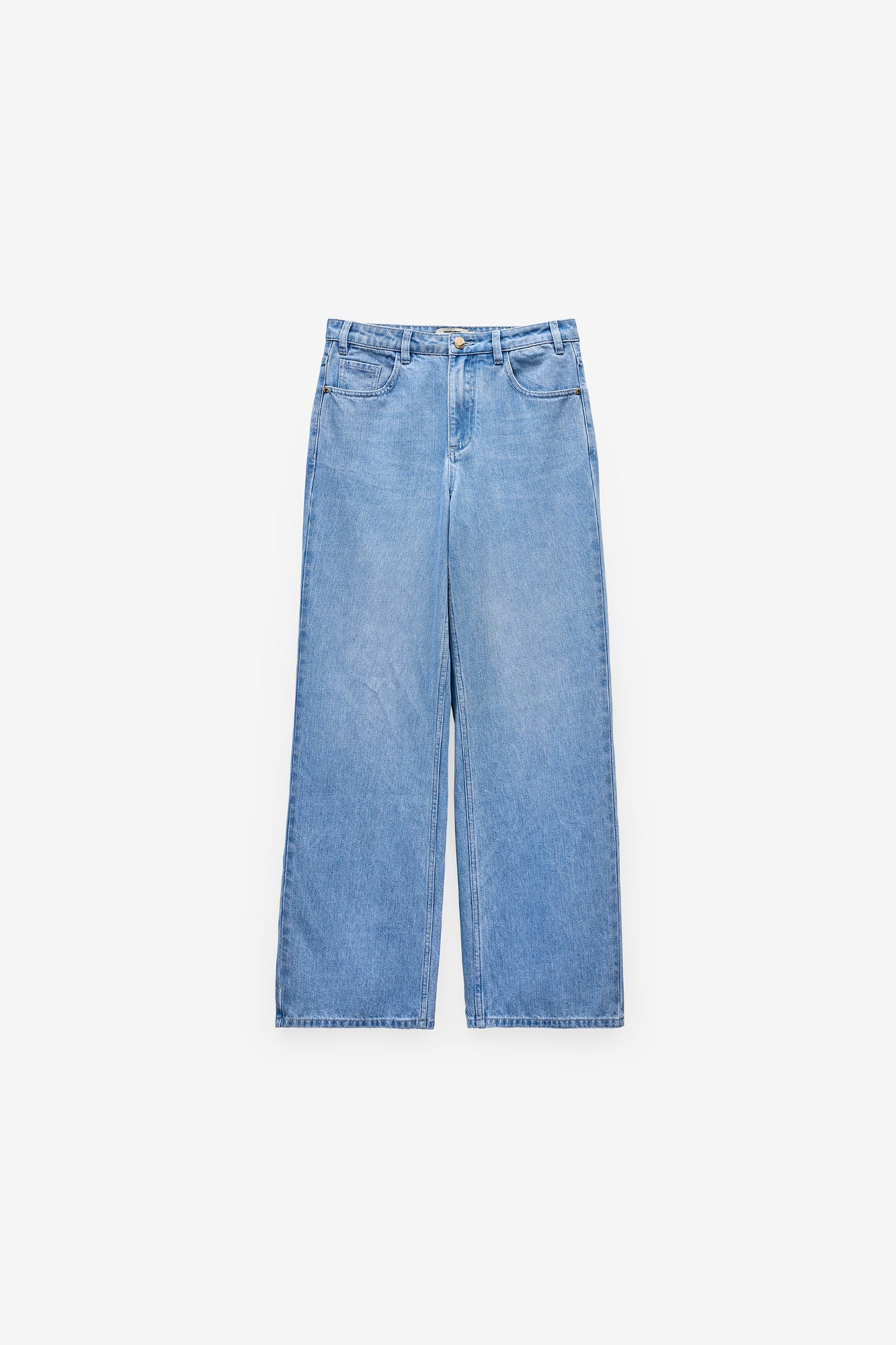 JEANS WIDE LEG COM CINTURA SUBIDA