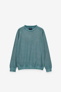 SUDADERA CUELLO REDONDO CON EFECTO LAVADO