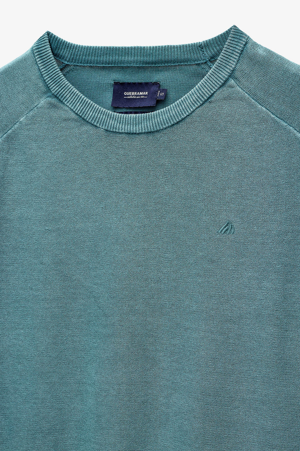 SUDADERA CUELLO REDONDO CON EFECTO LAVADO