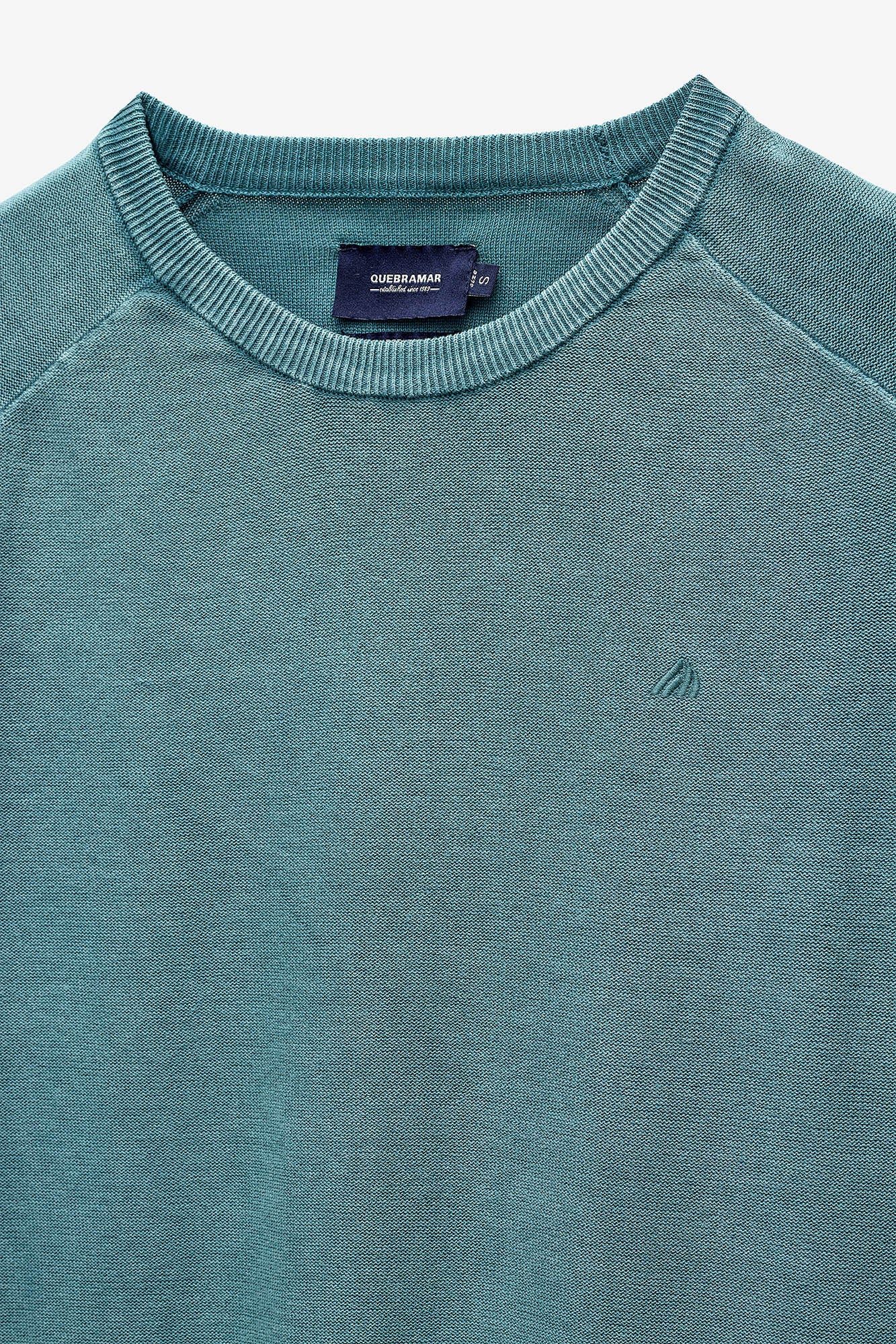 CAMISOLA DECOTE REDONDO COM EFEITO LAVADO