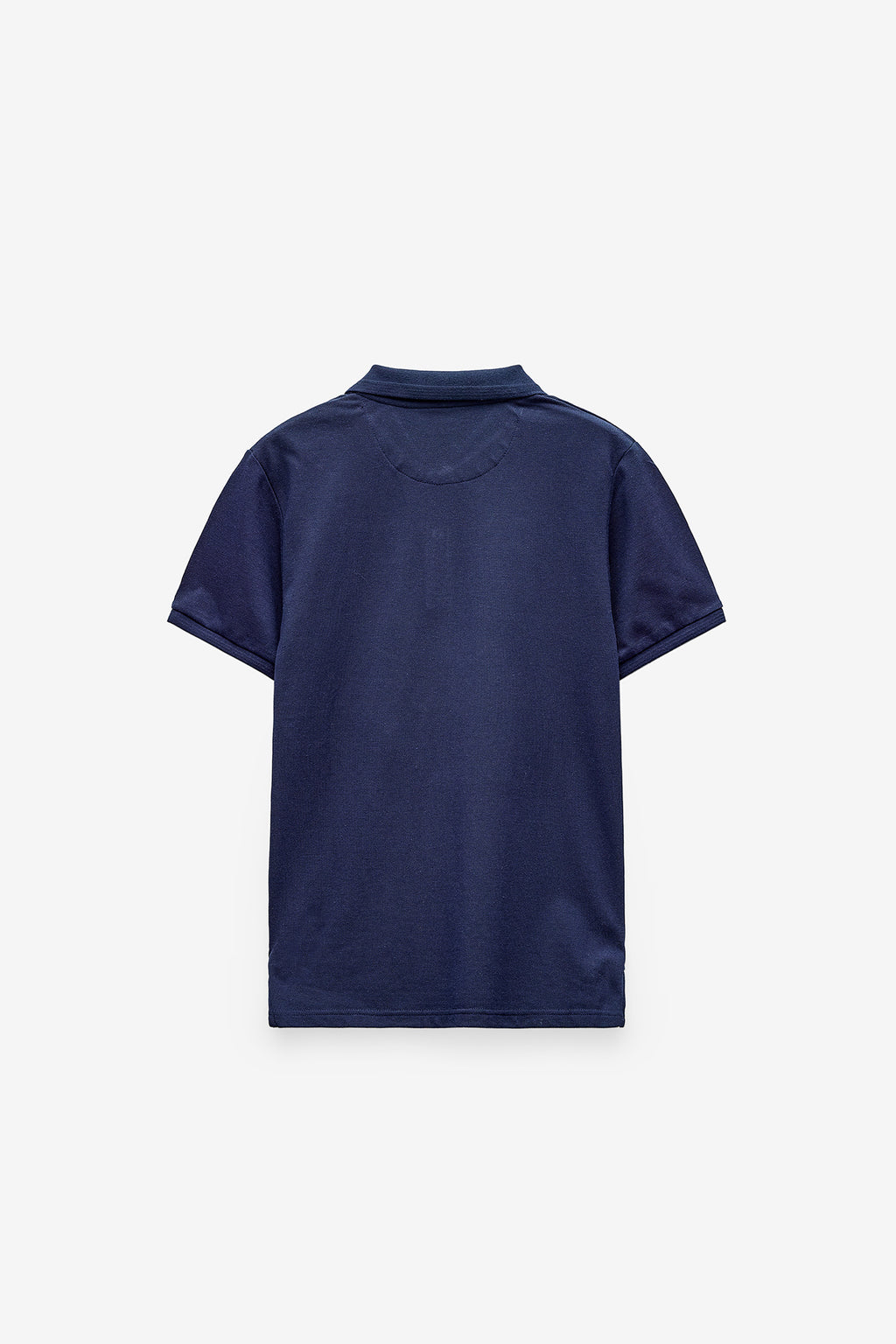 POLO HOMEM M.CURTA BÀSICO EM MELANGE - DARK NAVY